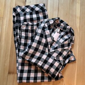 NWT Victoria’s Secret flannel long sleeve PJs
